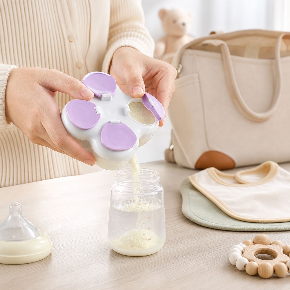Baby Food Dispenser - 분할형 분유 디스펜서 720ml 4칸 분유통