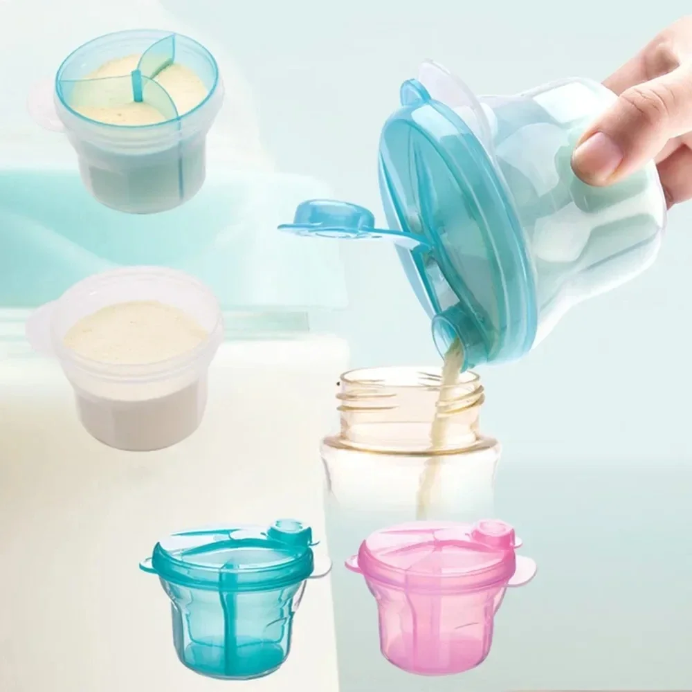 Baby Food Dispenser - 유아용 분유용 3그리드 휴대용 분유 디스펜서,