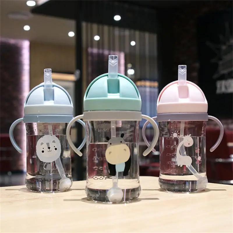 Baby Food Dispensing Spoon - 350ml 만화 패턴 야외 어린이 마시는