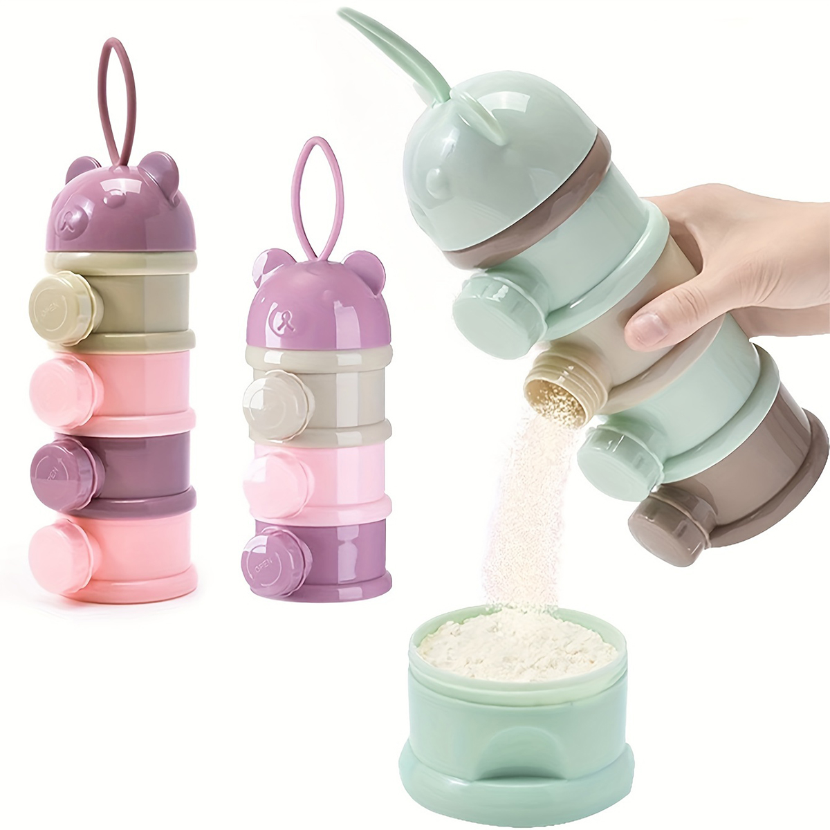 스트랩이 있는 대용량 아기 분유 용기, 분유 디스펜서, - Baby Food Dispenser 리뷰 및 가격