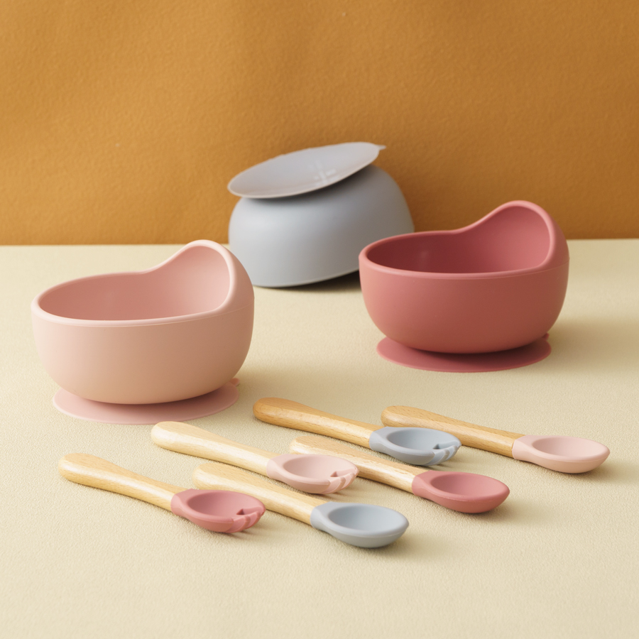 3Pcs 실리콘 아기 먹이 그릇 세트 아기 학습 요리  - Baby Food Dispensing Spoon 리뷰 및 가격