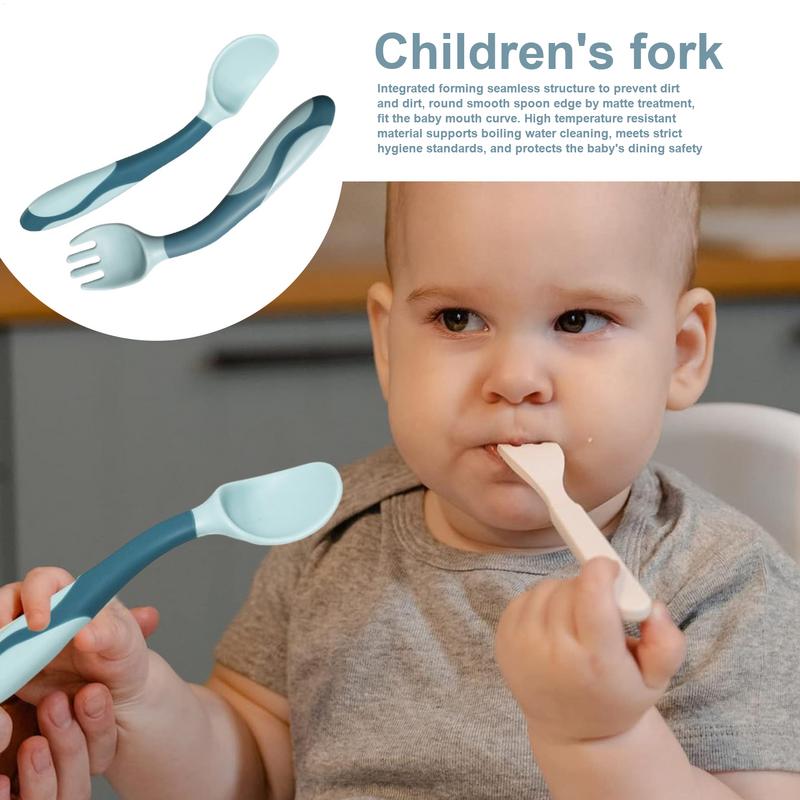 아기 포크 및 스푼 실리콘 이유식 스푼 및 포크 식기류 - Baby Food Weaning 리뷰 및 가격