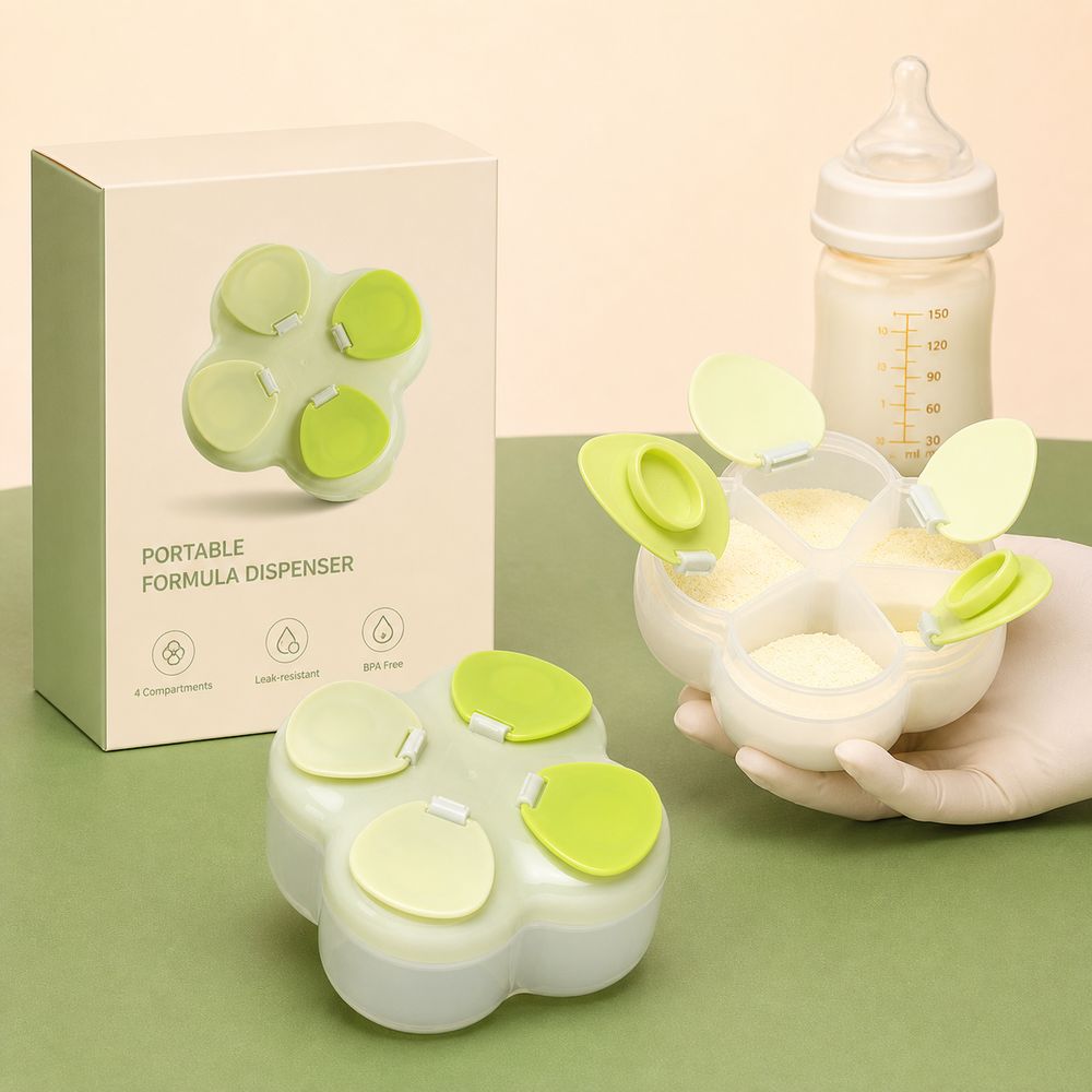 분할형 분유 디스펜서 720ml 4칸 분유통 PP 와이 - Baby Food Dispenser 리뷰 및 가격