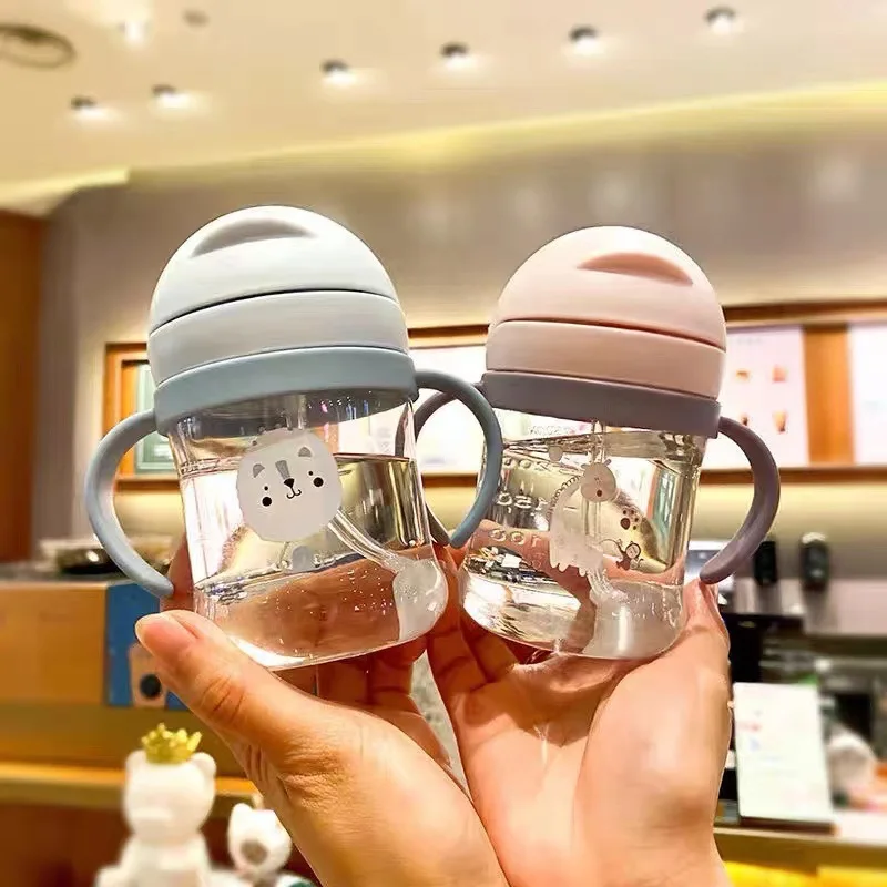 새로운 만화 패턴 야외용 어린이 빨대 물병 아기 수유컵 - Baby Food Dispensing Spoon 리뷰 및 가격