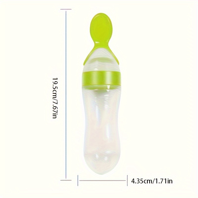 아기 수유용 실리콘 젖병과 스푼, 3온스 음식 디스펜싱 - Baby Food Dispensing Spoon 리뷰 및 가격
