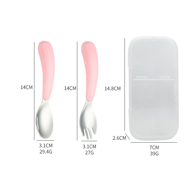 304 스테인레스 스틸 스푼 포크 젓가락, 휴대용 케이 - Baby Food Dispensing Spoon 리뷰 및 가격