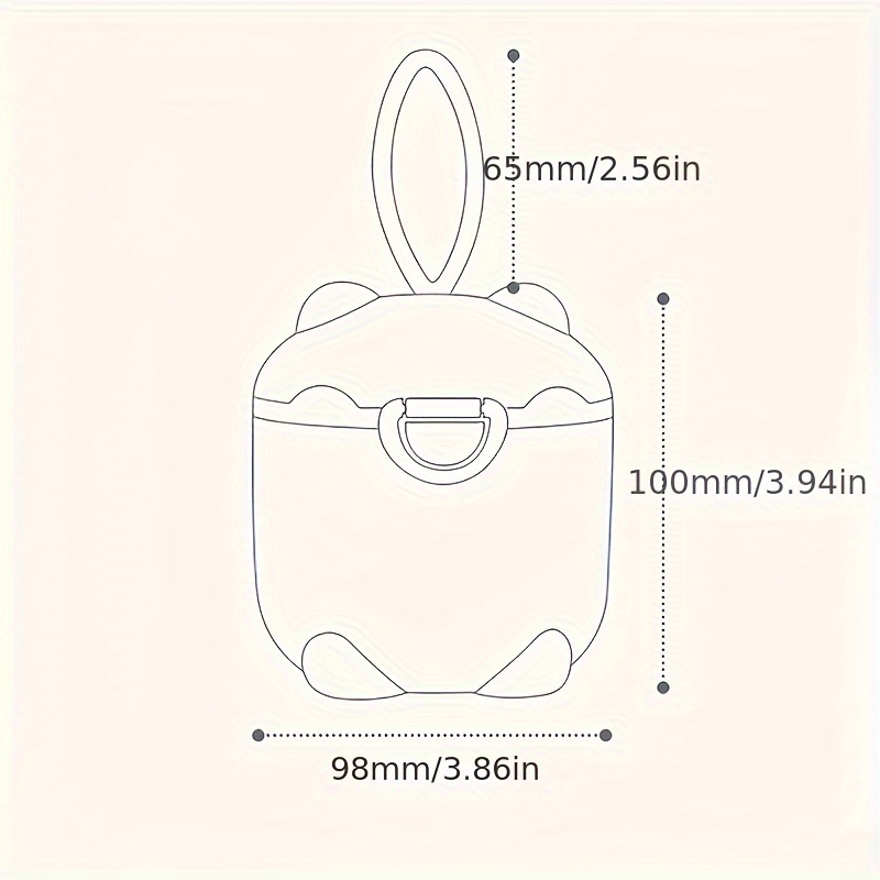 1pc 휴대용 4층 분유 상자, 분유 용기, 식품 저장 - Baby Food Dispenser 리뷰 및 가격