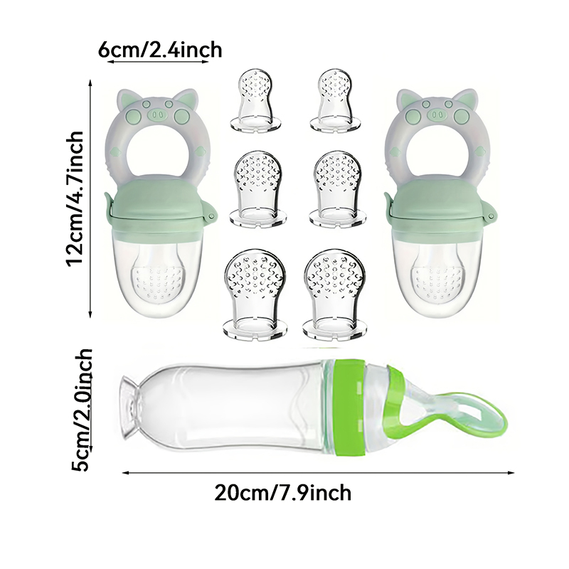 9pcs 먹이 칼: 쌀 시리얼용 스푼 및 흡입 컵이 있 - Baby Food Dispensing Spoon 리뷰 및 가격