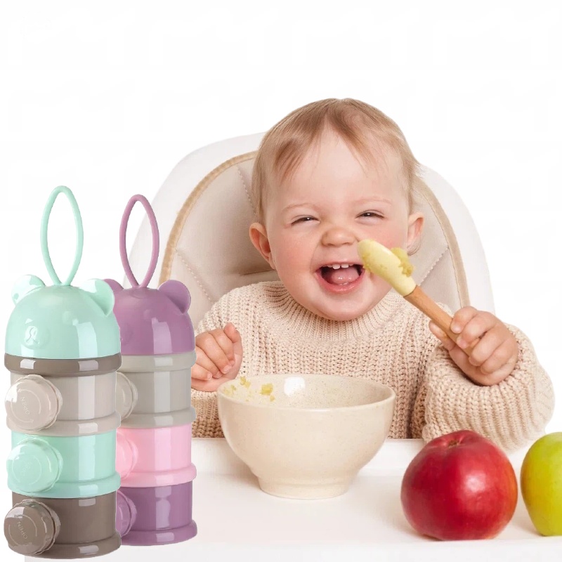 3/4 레이어 아기 휴대용 이유식 보관 상자 다중 개방 - Baby Food Dispenser 리뷰 및 가격